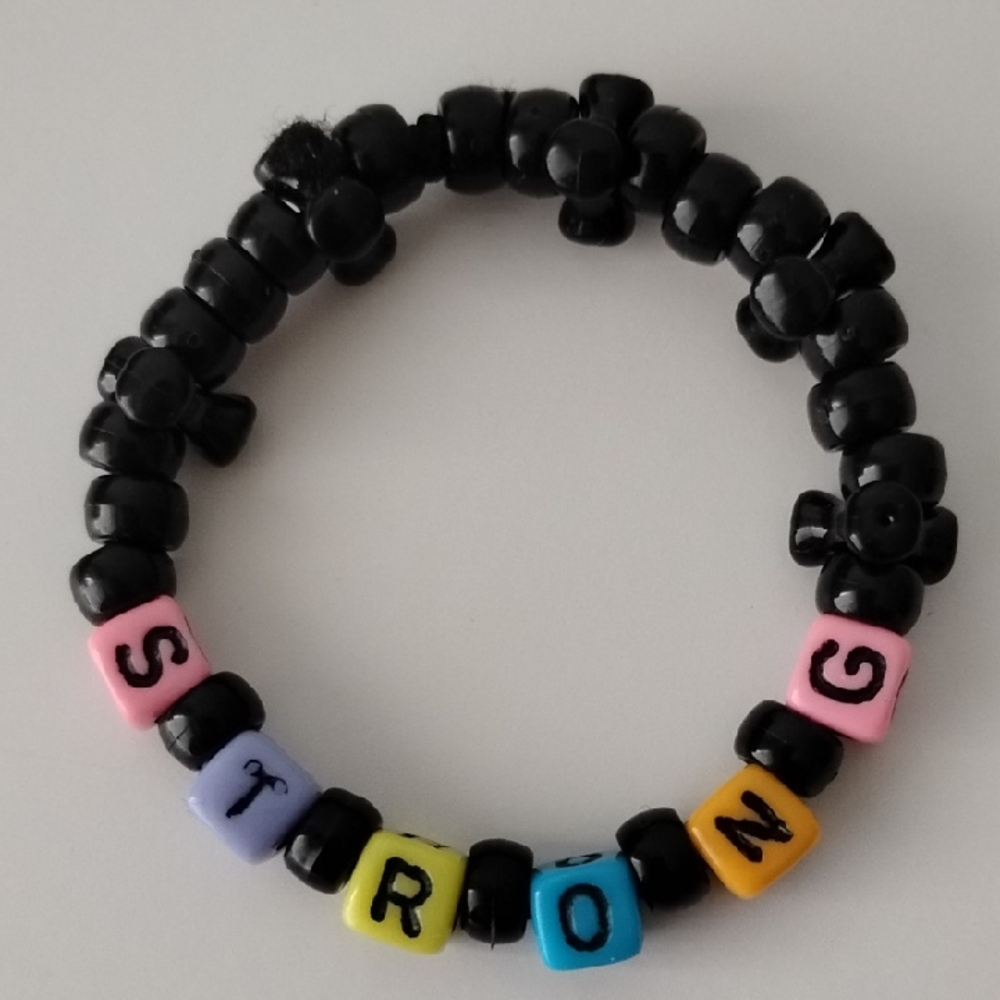 Fashion Jewelry Kids Beaded Bracelet - Black, Pink, Yellow, Blue